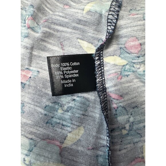 Lane Bryant Womens Floral Smocked Ruffle Tank Top Size 22/24 - Picture 8 of 10